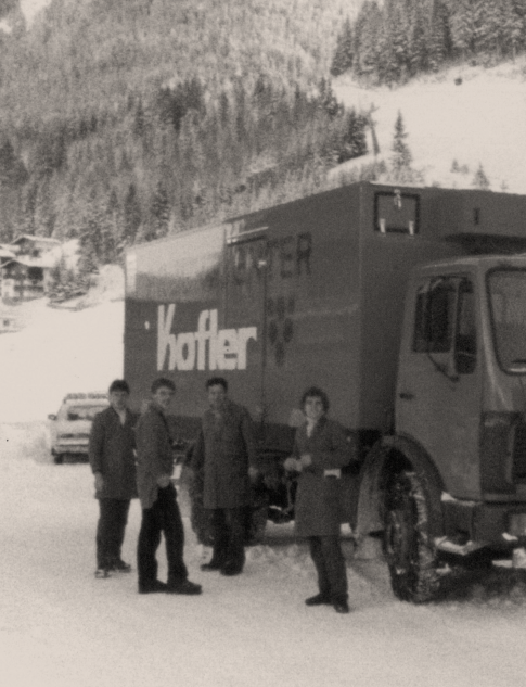 Unser Team in Galtür, Winter 1975